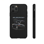 Black S2000 Roadster Collage JDM Tough Phone Case Cover Gift