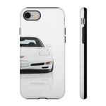 White C5 Z06 Front View phone case | Tough Cover