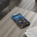 Snapper Reef Phone Case, Sunlit School Ocean Fishing Tough Cover