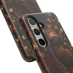 Tabby Cat on Christmas Tree phone case | Tough Case