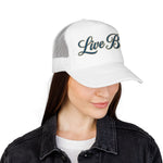 Retro Live Bait Badge Hat – Fishing Humor Baseball Cap
