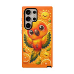 Sun Conure Kawaii Citrus Art Tough Phone Case