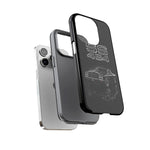 SS 454 Classic Muscle Car El Camino phone case | vintage Chevy reflection