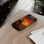 Western Sunset Cowboy Phone Case | Rugged Protective Cover