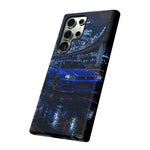 Skyline GT-R R34 Bayside Blue Tokyo Night Art Tough Phone Case