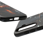 Orange Datsun 240Z on Rainy City Street phone case | Tough Cases