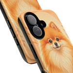 Pomeranian Tiny Fox Fluffy Art Tough Phone Case