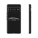 R34 Skyline GT-R White Silhouette Tough Phone Case Gift Art