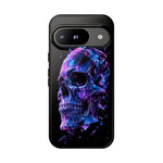 Holographic Skull Phone Case, Shattered Glass Iridescent Cover