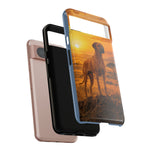 Rhodesian Ridgeback African Savanna Art Tough Phone Case