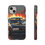 Firebird Trans Am Black Gold Eagle Art Tough Phone Case
