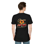 Retro Stingray C3 T-Shirt Vintage Muscle Car Sunset Palm Trees Graphic Tee Car Lover Gift