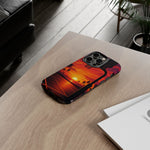 Basketball Court Sunset Phone Case | Tough Phone Case