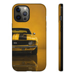 Classic Camaro SS Phone Case, Yellow 69 Muscle Car Cover, Gift for Guys