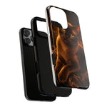 Burmese Golden Sable Portrait Art Tough Phone Case