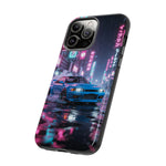 Skyline GT-R Tokyo Rain JDM Night Art Tough Phone Case