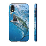 Spanish Mackerel Strike Phone Case Saltwater Fishing Gift for Anglers