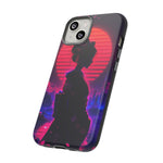 Neon Geisha Silhouette Phone Case | Tough Cover