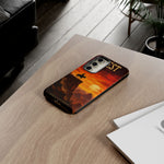 Western Sunset Cowboy Phone Case | Rugged Protective Cover