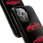 Red MR2 JDM Sports Car Phone Case Tough Multi View