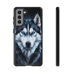 Siberian Husky Geometric Diamond Art Tough Phone Case