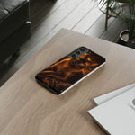 Burmese Golden Sable Portrait Art Tough Phone Case