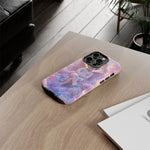Cherub Cloud Throne Phone Case, Pastel Marble 3D Render Cover