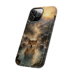 Shiba Inu Forest Hot Spring phone case | Tough Cases
