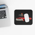 Red 1960s Galaxie Car Mouse Pad | Retro Classic Car Desk Mat