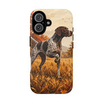 German Shorthaired Pointer Pointing Art Tough Phone Case
