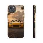 S2000 Phone Case, Yellow JDM Roadster Foggy Mountain Pass Cover