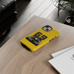 1969 Camaro Z28 Yellow Front View Muscle Car Tough Phone Case