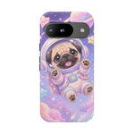Cute Astronaut Pug Phone Case | Space Puppy Galaxy Stars