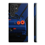 R34 Skyline Afterburner Rear GT-R Tough Phone Case for JDM Fans