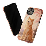 Akita Cherry Blossom Phone Case Sakura Dog Lover Gift