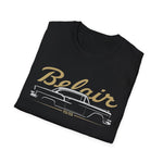 1955 Bel Air Tri-Five Classic Car Name Badge Classic Car T-Shirt Fan Gift