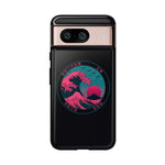 Great Dream Wave Circular Badge Vaporwave Phone Case – Japanese Aesthetic