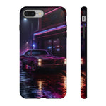 GTO Rainy Neon Arcade Tough Phone Case for Muscle Car Enthusiasts