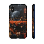 70 GTO Judge Phone Case, Rainy City Night Muscle Car Cover