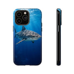Tiger Shark Phone Case, Dappled Blue Water Tough Cover