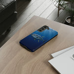 Yellowfin Tuna Phone Case, Deep Blue Water Tough Cover, Gift