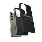 Vintage Galaxie 500 Phone Case | Classic Car Illustration, Black