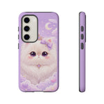 Persian Cat Kawaii Chibi Round Art Tough Phone Case