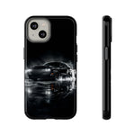 Black Sports Car Illustration 2023 Challenger SRT phone case | Car Drift Reflection
