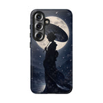 Geisha Parasol Moonlight Art Tough Phone Case