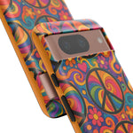 Peace Love Rainbow Spiral Art Tough Phone Case