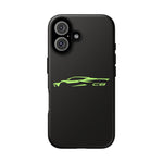 Lime Green C8 Corvette Phone Case for Chevy Fans, Tough Protective Cover