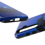 Blue Mustang Art Phone Case, GT500 American Muscle Car Tough Cover for Men