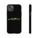 Lime Green C8 Corvette Phone Case for Chevy Fans, Tough Protective Cover