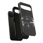 Black Sports Car Illustration 2023 Challenger SRT phone case | Car Drift Reflection